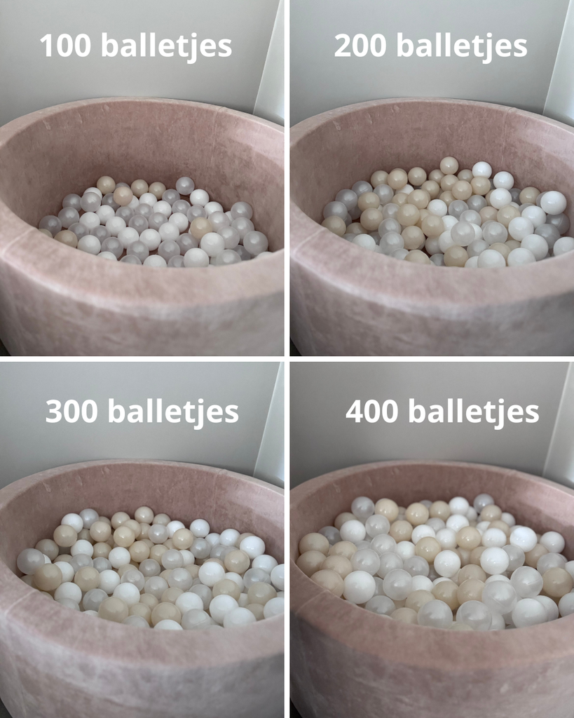 100, 200, 300 ou 400 balles pour une piscine à balles ?