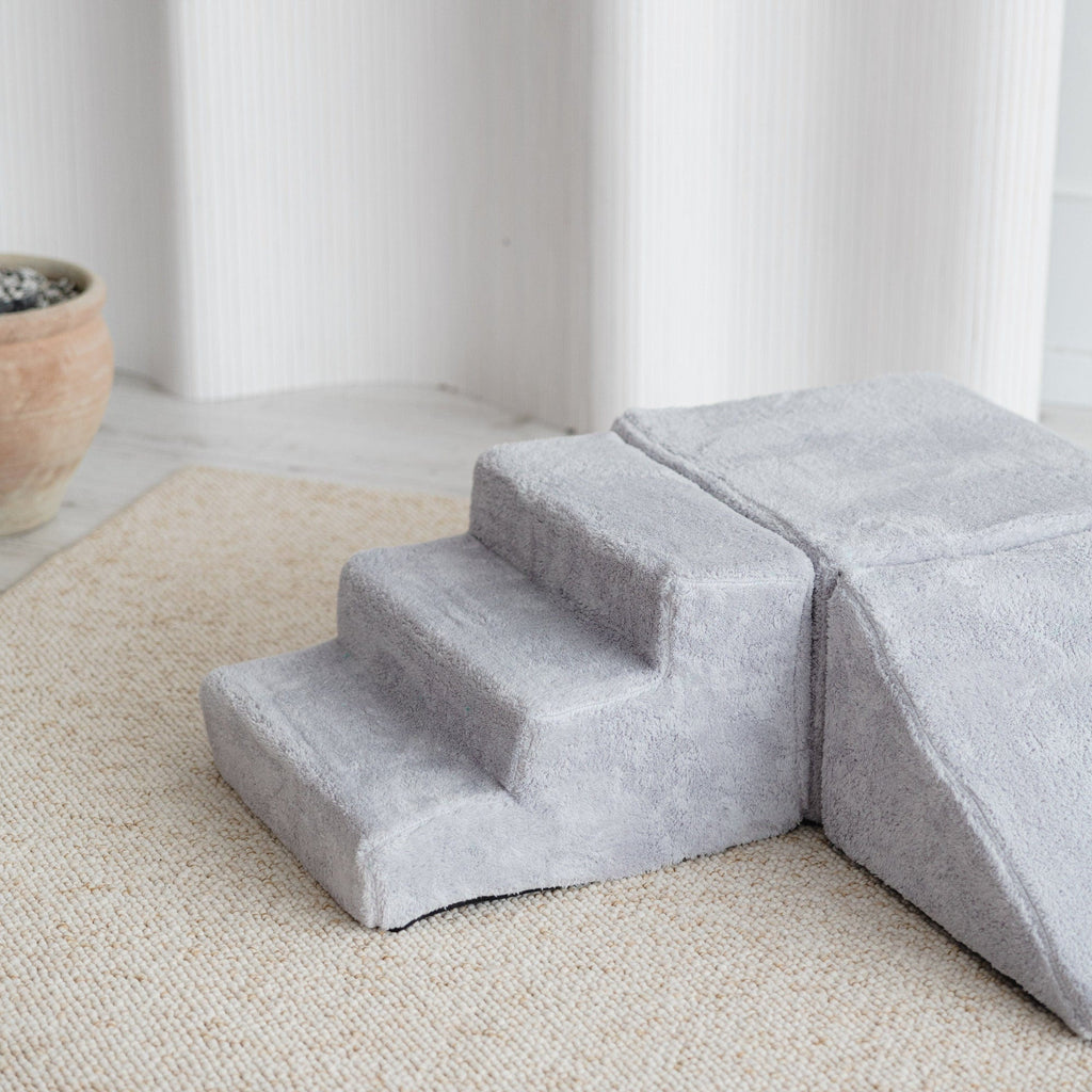 foam blokken elementen ballenbad grey teddy grijs moje trapje driehoek kubus