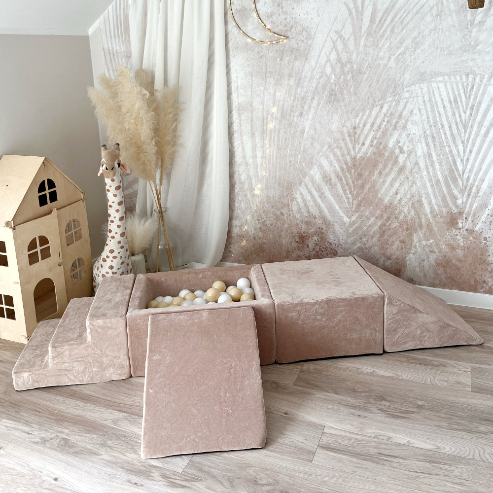 playset ballenbad ballenbak speelset ballenbadaccessoires moje ballenbadballen ballenbakballen beige bruin