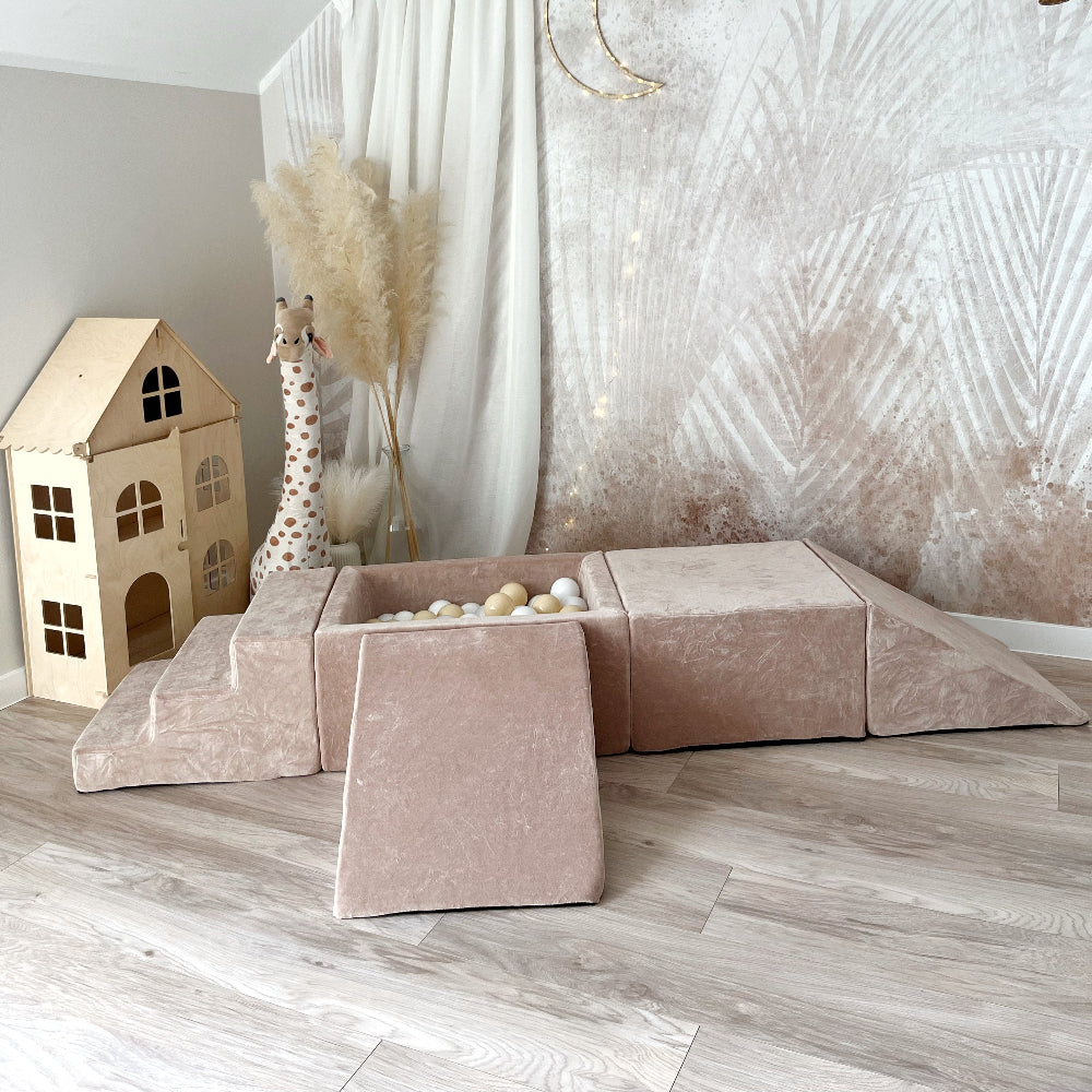 playset ballenbad ballenbak speelset ballenbadaccessoires moje ballenbadballen ballenbakballen beige bruin