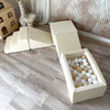 ballenbad ballenbak speelset playset moje beige ecru soft velvet foam blokken bouwblokken zachteblokken 