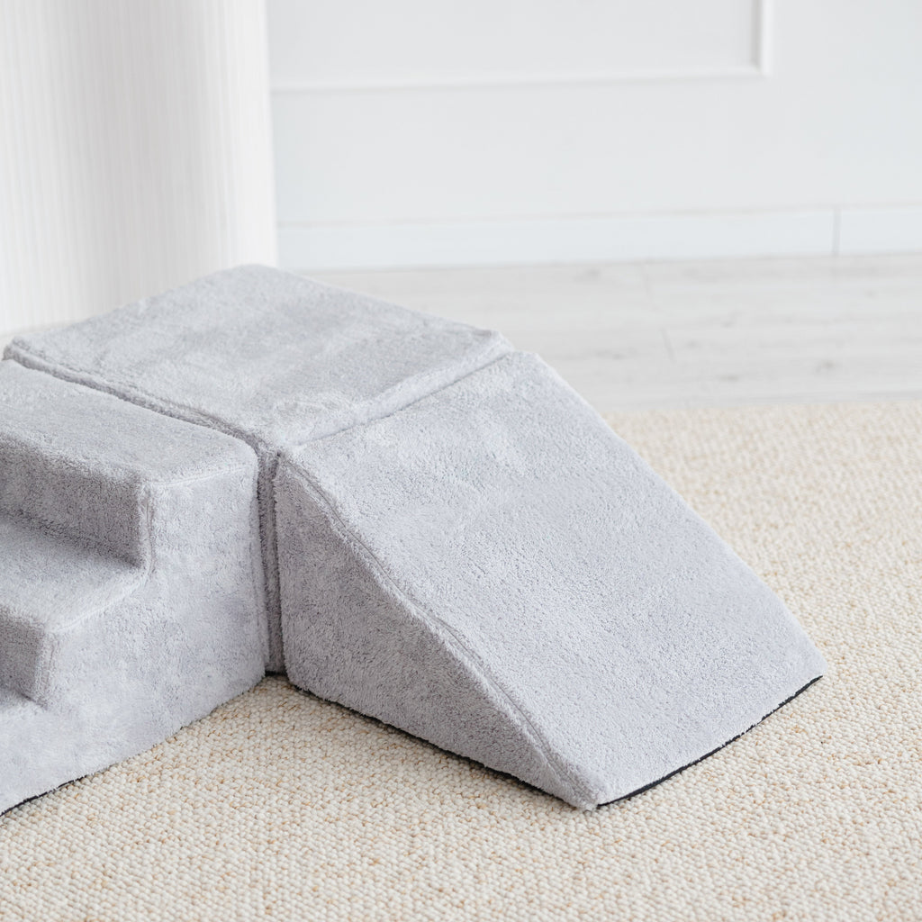 foam blokken elementen ballenbad grey teddy grijs moje trapje driehoek kubus