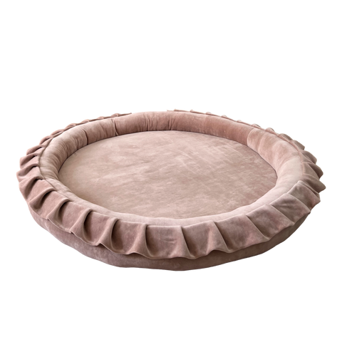Velours doux beige foncé