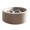 katoen jersey ballenbad ballenbak beige moje rond ballenbadballen ballenbakballen 30 cm 