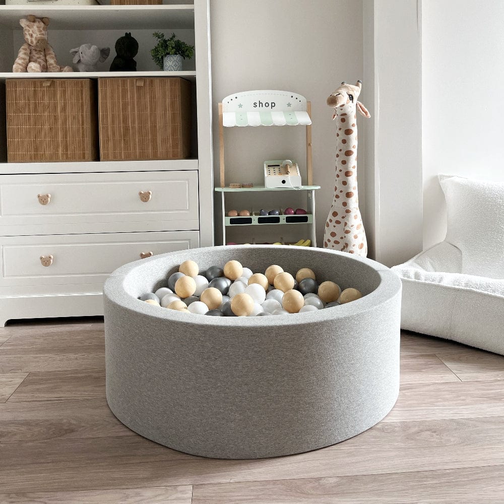 rond ballenbad licht grijs light grey moje ballenbak
