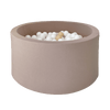 beige bruin katoen rond ballenba ballenbak moje 