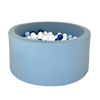 ballenbad ballenbak moje blauw blue ronde rond ballenbadballen ballenbakballen 40 cm hoog