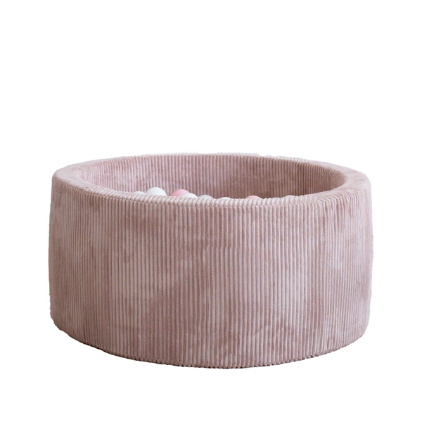 ronde ballenbak ballenbad rond rib pink dirty roze velvet moje ballenbadballen ballenbakballen