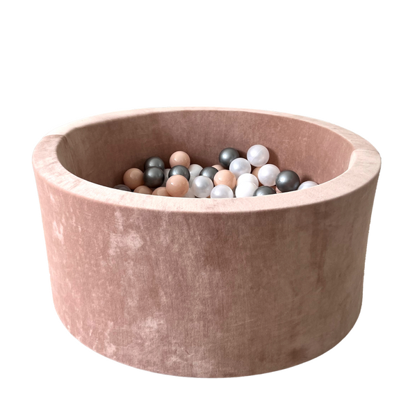 ballenbad ballenbak ballenbaden ballenbakken soft velvet moje velours bruin 