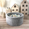 ballenbad ballenbak ballenbadje ballenbakje grijs grey velvet velours  40 cm hoog moje