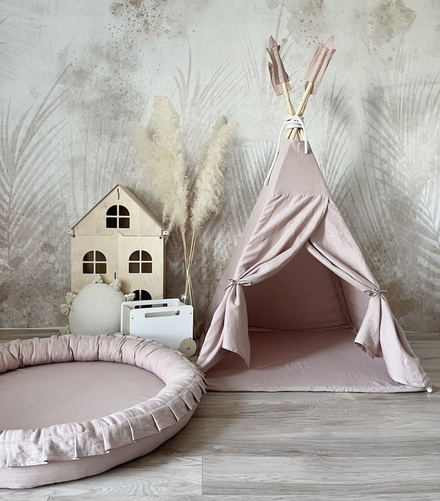 tipi linnen powder pink roze moje 
