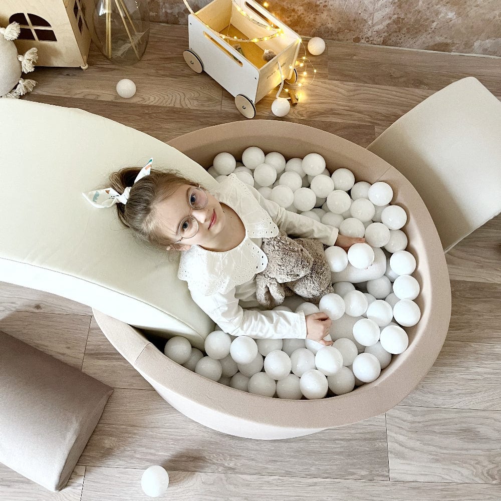 rainbow playset moje ballenbad ballenbak ballenbadballen ballenbakballen beige bruin ecru wit