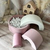 rainbow playset moje ballenbad ballenbak ballenbadballen ballenbakballen roze pink wit