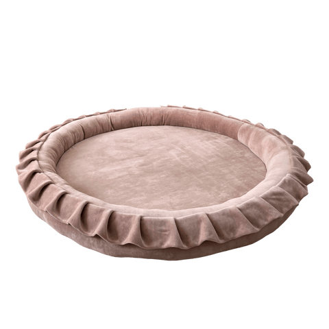 Velours doux beige foncé