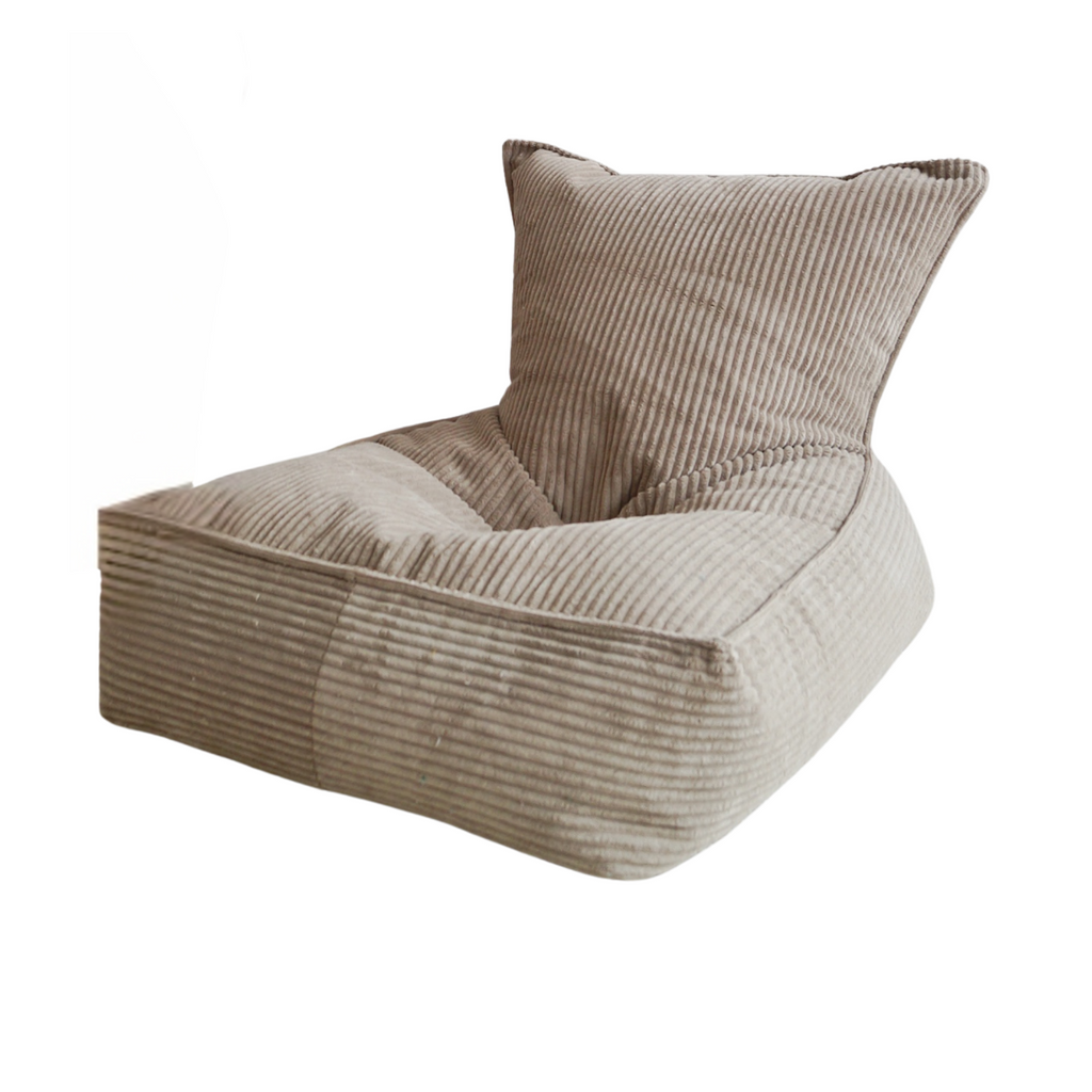 zitzak bruin beige dark kinderzitzak beanbag kidsbeanbag moje rib